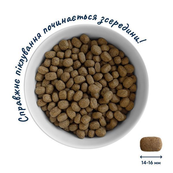 Сухий корм HOME FOOD здорова шкіра та блиск шерсті для дорослих собак середніх порід Індичка та лосось, 1.6 кг