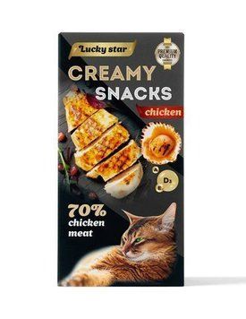 Lucky Star Пюре курка + морський гребінець, 6 стіків