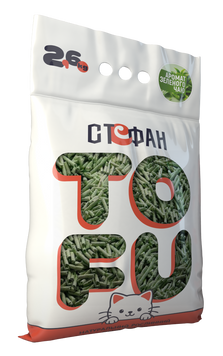 Наповнювач натуральний Стефан TOFU 2,6 кг &mdash; зелений чай