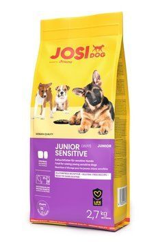 Корм для собак JosiDog Junior Sensitive 2,7 кг