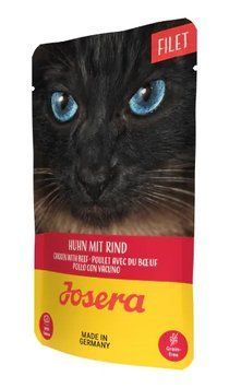 Вологий корм для котів Josera Філе Курка з Яловичиною 16 * 70 г