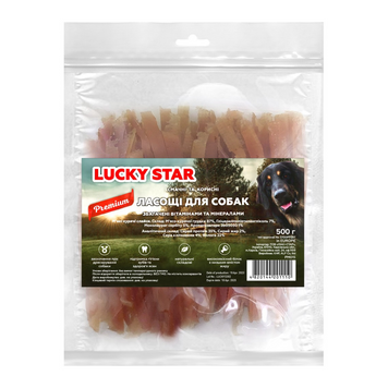 Lucky Star Соломка з курячого в'яленого м'яса, 500 г